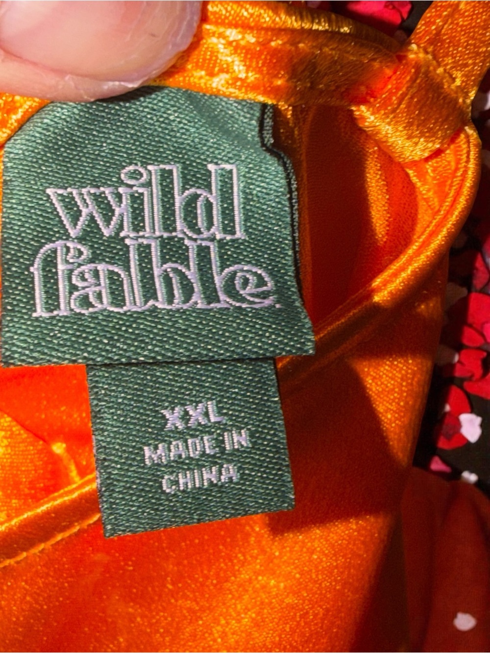 Wild Fable Orange Satin Lace-Up Dress XXL | Vibrant Statement Piece - Picture 13 of 16
